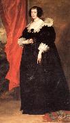 Anthony Van Dyck Portrait of Marguerite of Lorraine,Duchess of Orleans oil painting reproduction